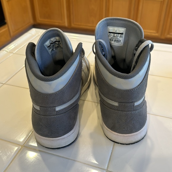 Nike Air Jordan High Camo Grey Size 10.5 - Picture 3 of 6